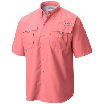 Columbia Overhemd Heren, PFG Bahama II Short Sleeve Roze, 14XEZQLWU